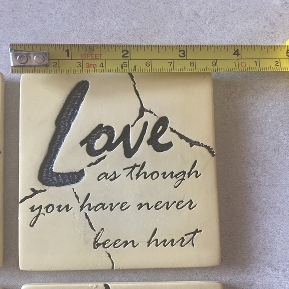 Stone Coasters with Quotes Exc Shape - Picture 2 of 9